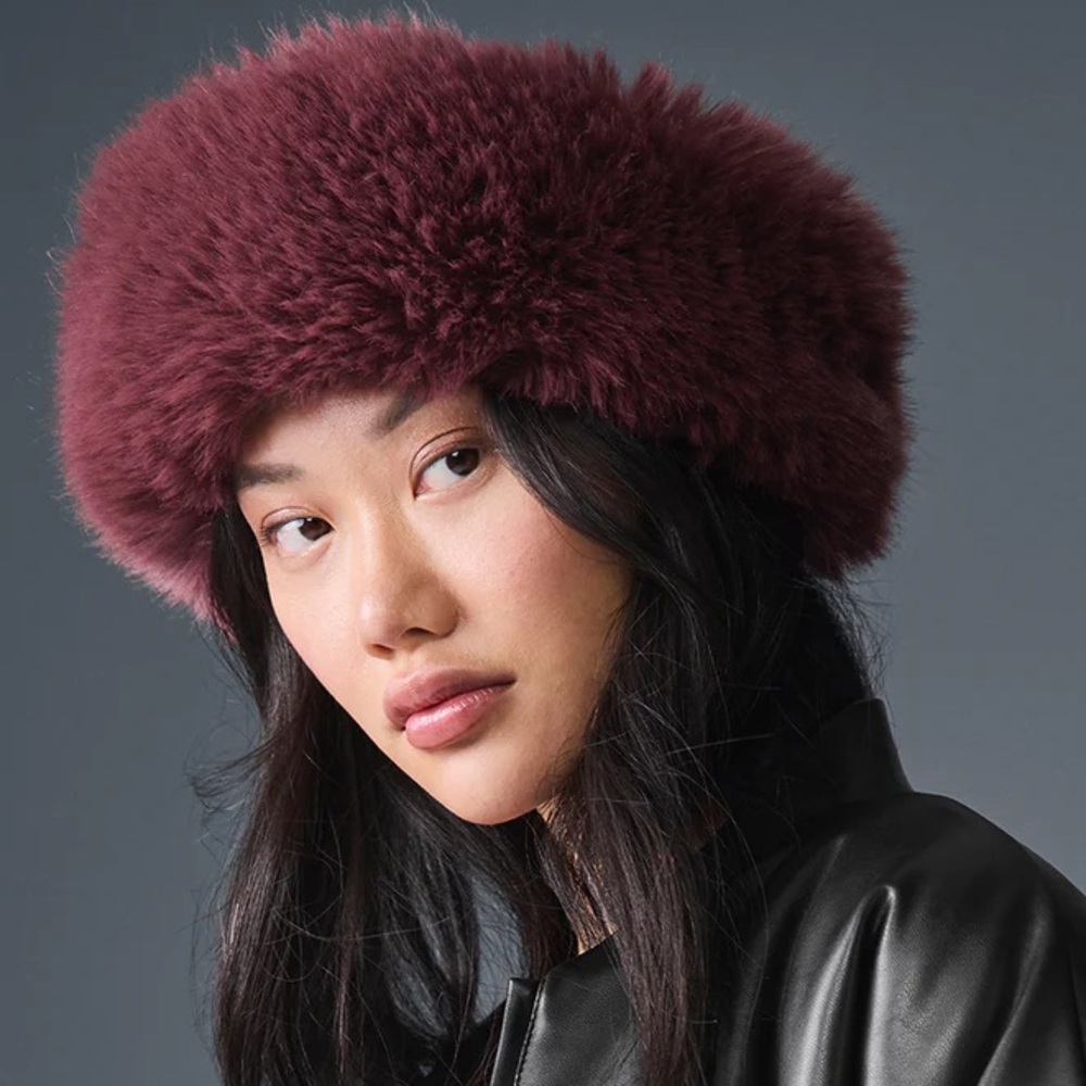 ALO Yoga Opulent Faux Fur Wintersun Headband NWOT - Picture 2 of 5